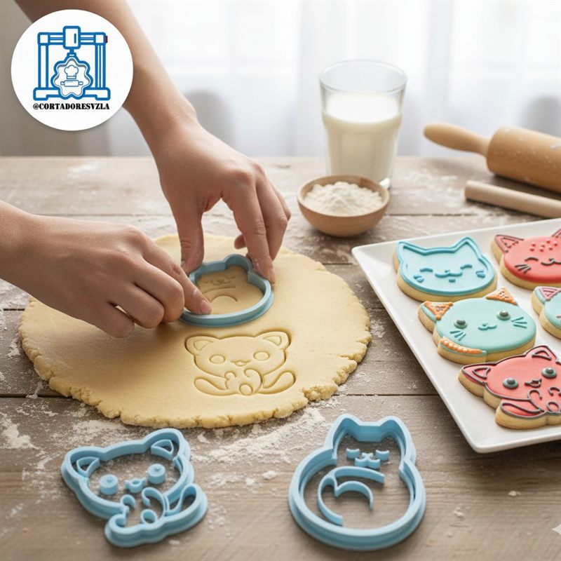 Cortador de galletas Gatos