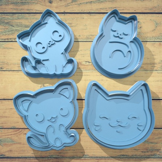 Cortador de galletas Gatos de Cortadores VZLA