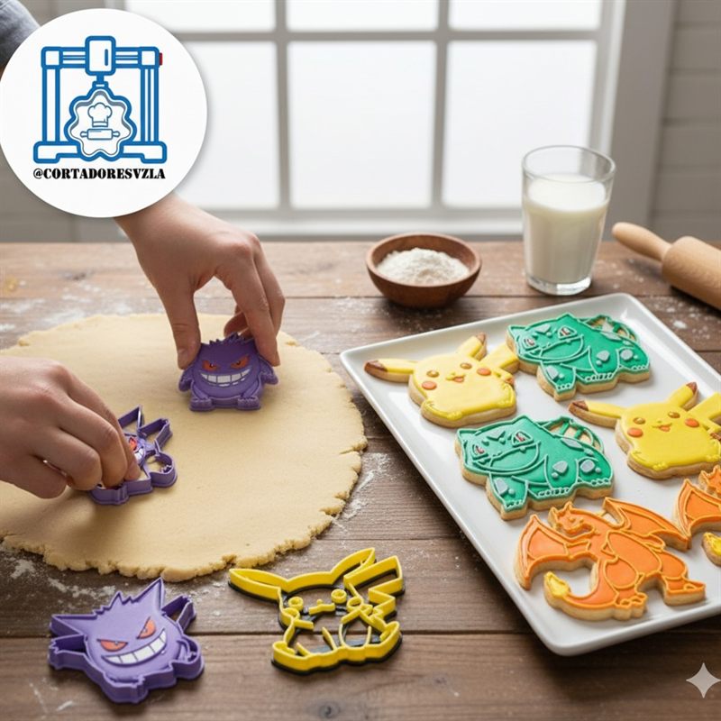 Cortador de galletas Pokemon