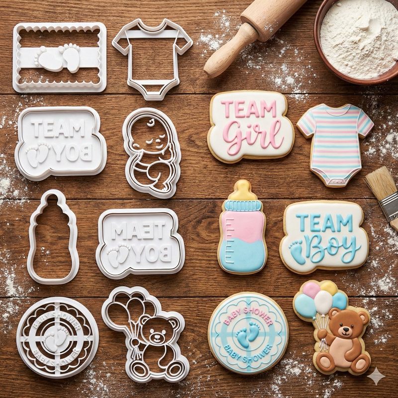 Cortador de galletas Baby Shower de Cortadores VZLA