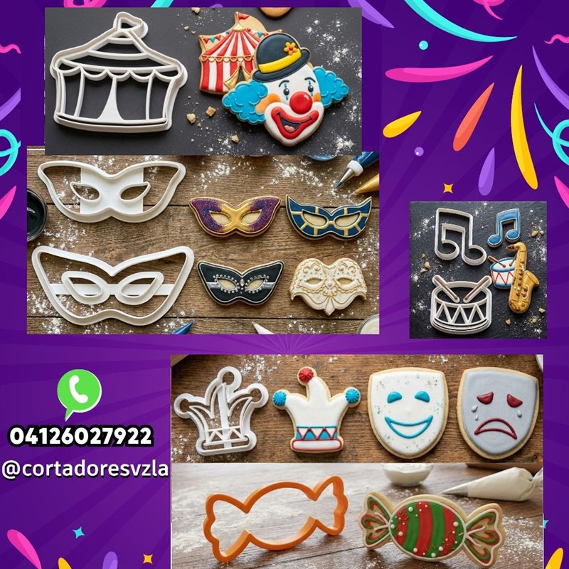 Cortador de galletas Carnaval de Cortadores VZLA