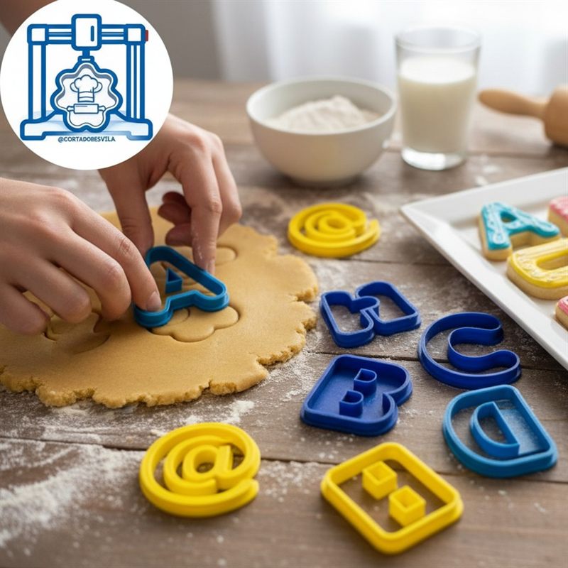 Cortador de galletas Letras