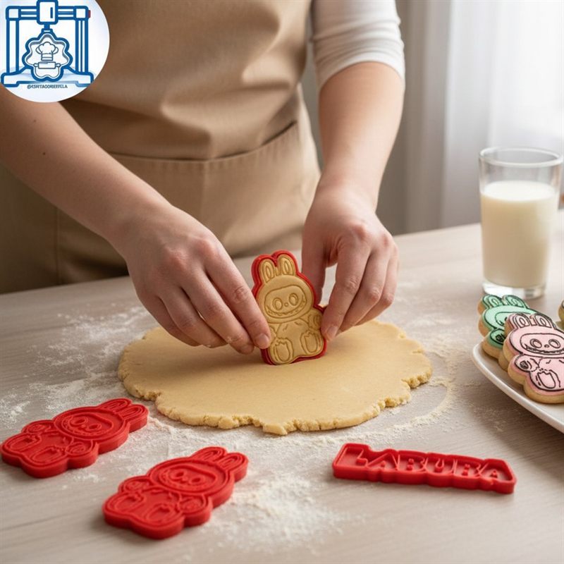 Cortador de galletas Labubu
