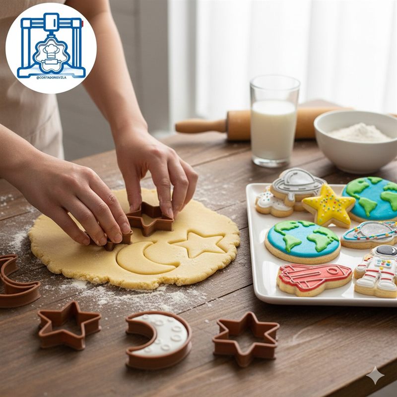 Cortador de galletas Planetas y espacio