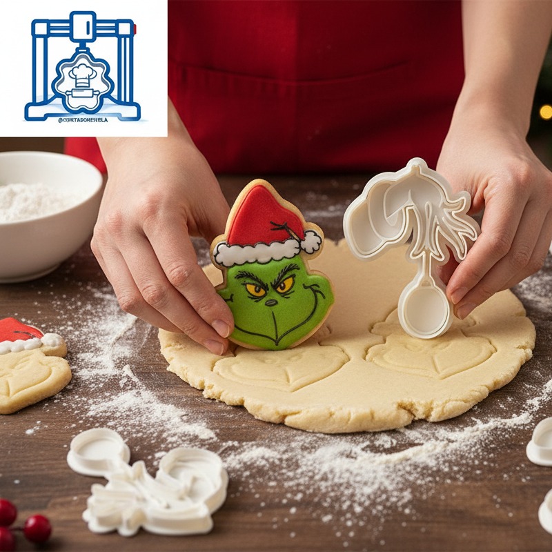 Cortador de galletas Grinch