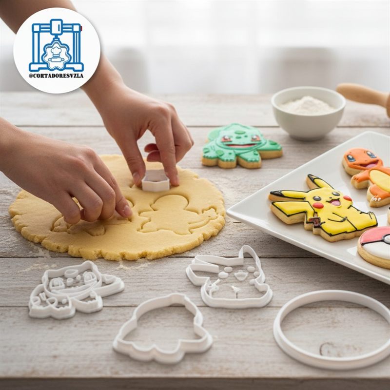 Cortador de galletas Pokemon