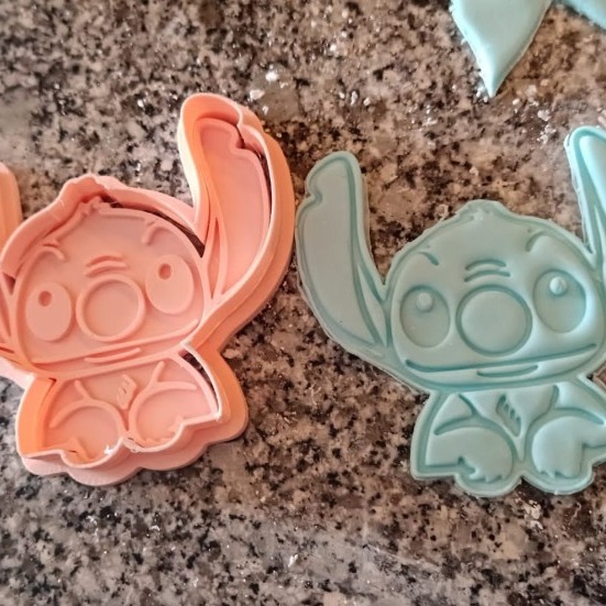 Cortador de galletas Lilo y Stitch de Cortadores VZLA