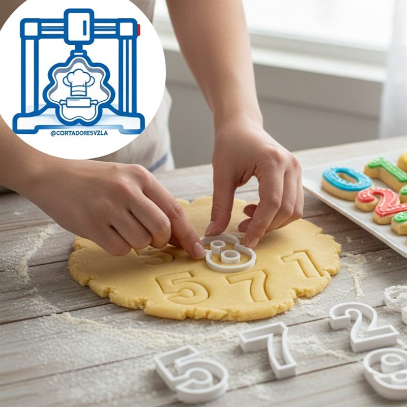 Cortador de galletas Numeros