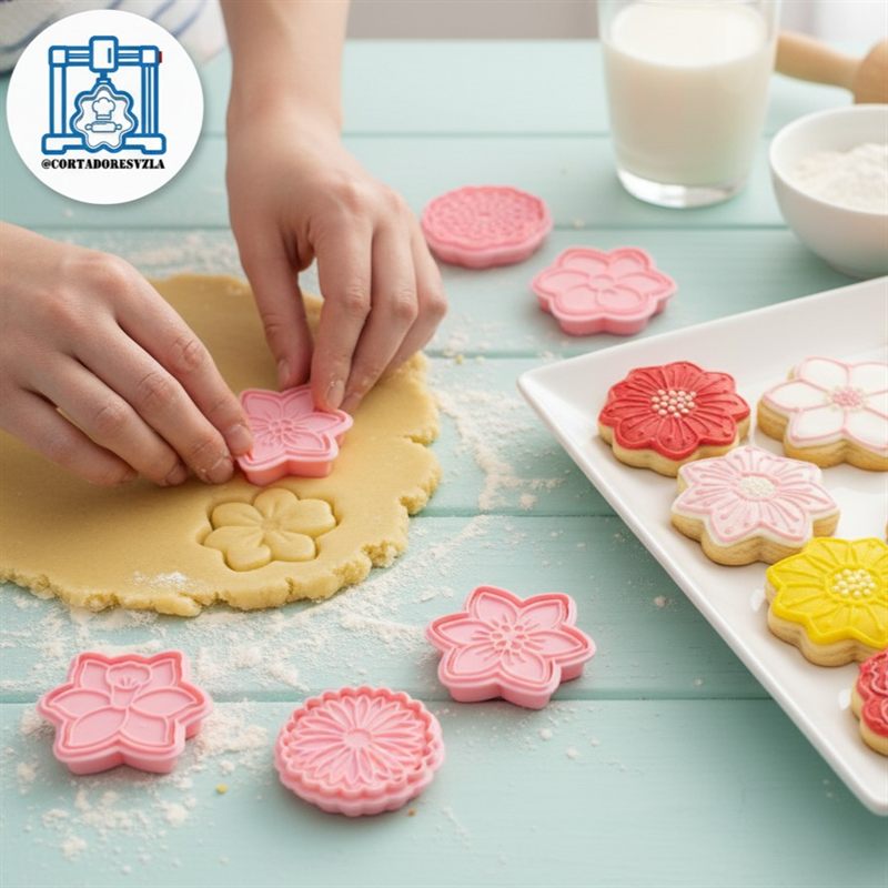 Cortador de galletas Flores
