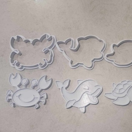 Cortador de galletas Animales de mar de Cortadores VZLA
