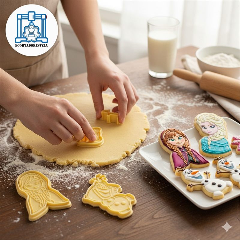 Cortador de galletas Frozen